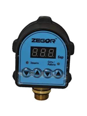 Блок автоматики ZEGOR ZS-06 с цифр. управл-м электрический из пластика/контроллер