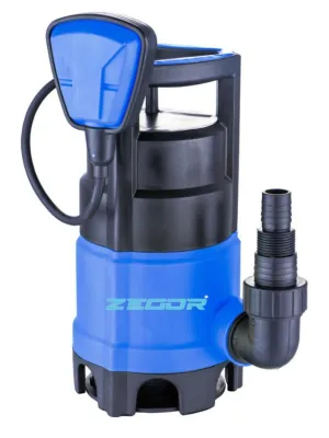 Насос погружной дренажный ZEGOR ZTP-550D, 550 Вт, 190 л/мин, 7м, 4,5 кг