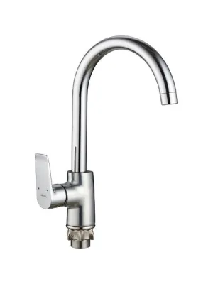Смеситель ZEGOR NOG4-A134 для кух. мойки, ø35, гайка-корона