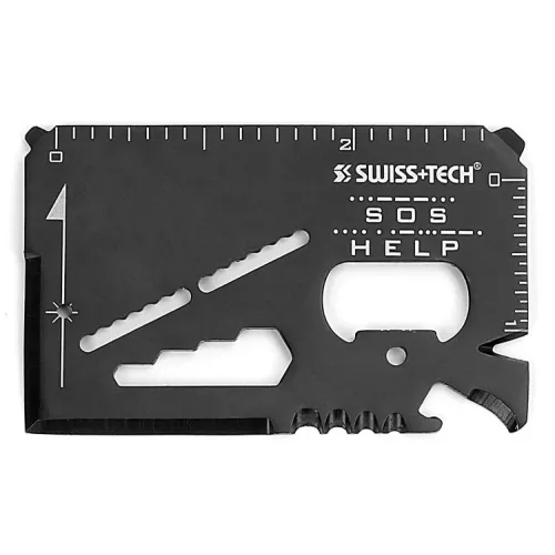 Мультитул 17 в 1 кредитка линейка/ключ/нож SWISS+TECH