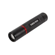 Фонарик 3AАА, 180/80 м, регулир. фокус, алюминиевый корпус SWISS+TECH
