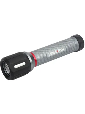 Фонарик ударопрочный 3AAA с двойным светом, 100/40 м, алюминиевый SWISS+TECH