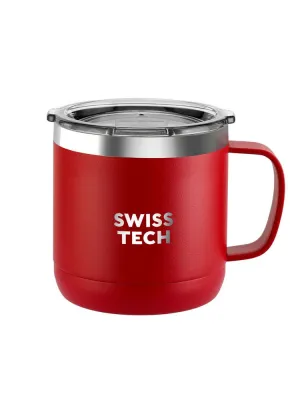 Кружка термо 413 мл с крышкой, нержавеющая сталь с покрытием SWISS+TECH