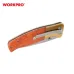 Нож складной с деревянной ручкой 85/195 мм WORKPRO