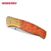 Нож складной с деревянной ручкой 85/195 мм WORKPRO