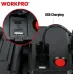 Прожектор светодиодный 1000-2500LM 3-х секционный, перезаряжаемый  WORKPRO
