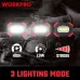 Фонарик напольный, светодиодный 600-1200LM, перезаряжаемый  WORKPRO