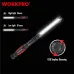 Фонарик светодиодный 60-400LM, перезаряжаемый WORKPRO