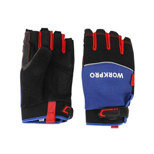 Перчатки cтроительные с открытыми пальцами (разм. ХL) WORKPRO