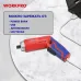 Отвертка аккумуляторная, 3,7 Вольт, с набором бит 11 шт WORKPRO