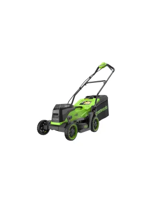 Аккумуляторная газонокосилка GREENWORKS GD24X2LM361,  2х24V, 36 см, бесщеточная, без АКБ и ЗУ (2520707)