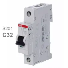 Выключатель автоматический модульный однополюсный ABB 1п C S201 6кА 32А 2CDS251001R0324