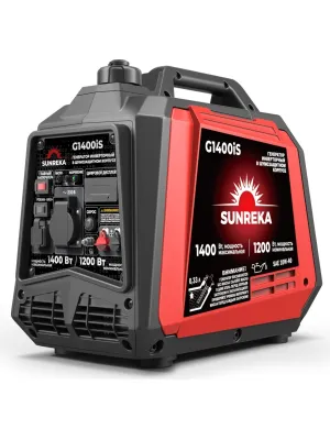 Электростанция инверторная SUNREKA G1400iS, 1.4 кВт, 1-Ф, ручной стартер