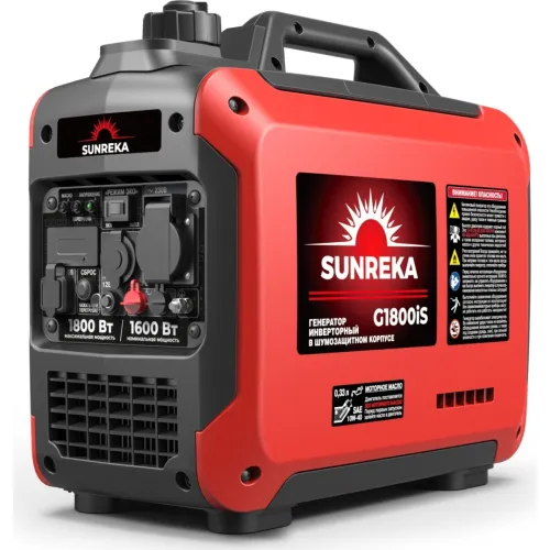 Электростанция инверторная SUNREKA G1800iS, 1.8 кВт, 1-Ф, ручной стартер
