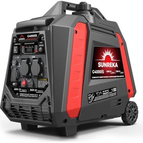 Электростанция инверторная SUNREKA G4000iS, 4 кВт, 1-Ф, ручной стартер