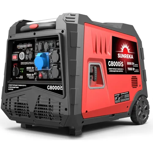 Электростанция инверторная SUNREKA G8000iS, 8 кВт, 1-Ф, электростартер