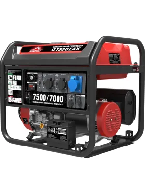 Электростанция бензиновая SUNREKA G7500EAX, 7.5 кВт ,1-Ф, электростартер