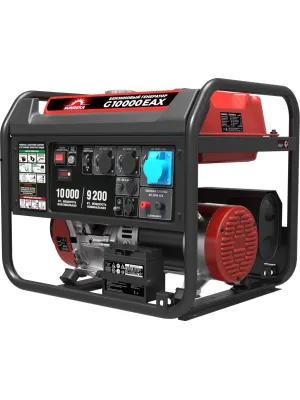 Электростанция бензиновая SUNREKA G10000EAX, 10 кВт, 1-Ф, электростартер