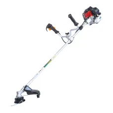 CAIMAN WM43, бензиновый 2-тактный, объем цилиндра 43 см3, двигатель Mitsubishi, триммерная насадка + нож +  диск Katana Blade, Вес, 8,5 кг