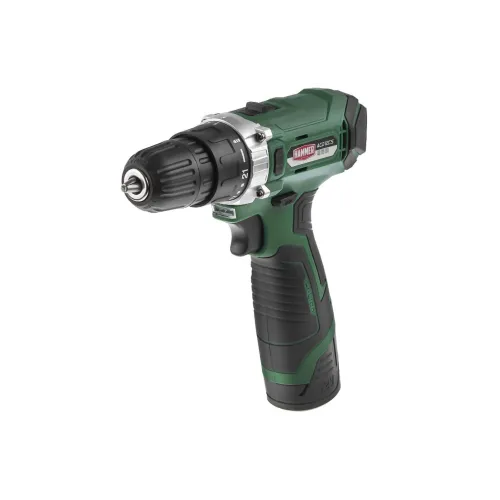 Аккумуляторная дрель Hammer ACD12CS, 12 В, 1x1.5 Ач Li-ION, 10 мм, 0-350/0-1400 об/мин, 26 Нм