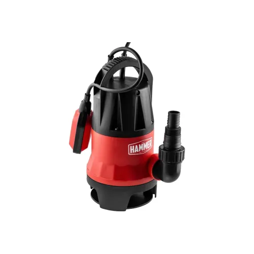 Насос дренажный Hammer NAP550D, 550 Вт, 10000 л/ч, высота 7 м, частицы до 35 мм