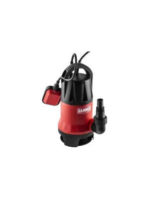 Насос дренажный Hammer NAP750D, 750 Вт, 13000 л/ч, высота 8 м, частицы до 35 мм