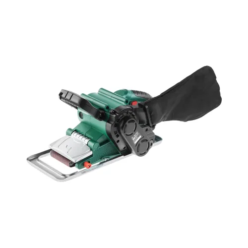 Шлиф.машинка ленточная Hammer LSM800B  800Вт 120-290м/мин лента 75x457мм, рамка, струбцины 2шт
