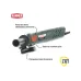 УШМ Hammer USM1050A, 1050 Вт, 3000-12000 об/мин, 125 мм