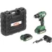 Аккумуляторная дрель бесщеточная Hammer ACD18BLC, 18 В, 2x2 Ач LiION, 10 мм, 0-400/0-1400 об/мин, 45 Нм, в кейсе