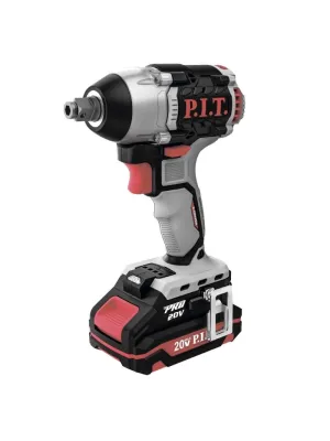 Акк. гайковерт P.I.T. PIW20H-300B/4 IMPACT, бесщеточный, 20 В, 300 Нм, 1/2