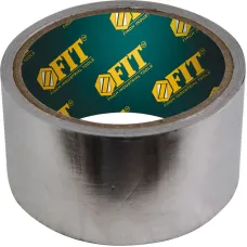Лента клейкая FIT 50мм*25м, алюминиевая (11672i)