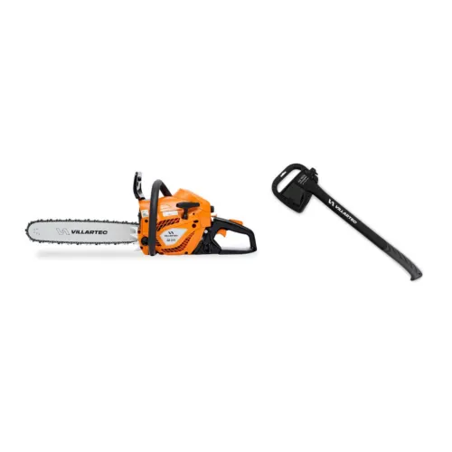 Бензопила VILLARTEC SB591 + Подарок: Топор AX1600, 3.1 кВт, 4.2 л.с., 58.1 см3, 16
