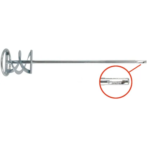 Миксер-насадка FIT Профи, 80х400мм SDS-PLUS оцинкованная (04258i)