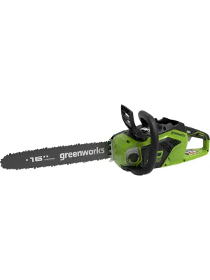 Акк. пила цепная GREENWORKS GD40CS18, 40V, 40 см, бесщеточная, 1.8 кВт, АКБ 4 Ач, ЗУ