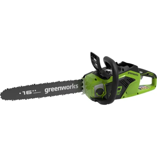Акк. пила цепная GREENWORKS GD40CS18, 40V, 40 см, бесщеточная, 1.8 кВт, АКБ 4 Ач, ЗУ