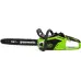 Акк. пила цепная GREENWORKS GD40CS18, 40V, 40 см, бесщеточная, 1.8 кВт, АКБ 4 Ач, ЗУ