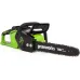Акк. пила цепная GREENWORKS GD40CS18, 40V, 40 см, бесщеточная, 1.8 кВт, АКБ 4 Ач, ЗУ