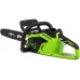 Акк. пила цепная GREENWORKS GD40CS18, 40V, 40 см, бесщеточная, 1.8 кВт, АКБ 4 Ач, ЗУ