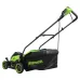 Аккумуляторная газонокосилка GREENWORKS GD40LM361, 40V, 36 см, бесщеточная, c 1хАКБ 4Ач и ЗУ