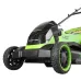 Аккумуляторная газонокосилка GREENWORKS GD40LM361, 40V, 36 см, бесщеточная, c 1хАКБ 4Ач и ЗУ