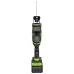 Акк. пила сабельная GREENWORKS GPT-CRS-25, б/щет, 24V, 0-3000 об/мин, рез 80 мм дер, LED, 1х4 Ач, ЗУ, кор (1200507CUB)