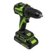 Акк. шуруповерт GREENWORKS DD345, 24В, 2х2 Ач, 27/45 Нм, 0-450/1850 об/мин, БЗП 13 мм, бесщёточный, ЗУ, коробка (3708307CUC)