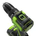 Акк. шуруповерт GREENWORKS DD345, 24В, 2х2 Ач, 27/45 Нм, 0-450/1850 об/мин, БЗП 13 мм, бесщёточный, ЗУ, коробка (3708307CUC)