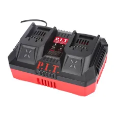 Зарядное устройство P.I.T. PC20401 двухпортовое (20В/40В, 4.0А/2.5А, 220 Вт, акб 20В/40В OnePower)