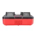 Зарядное устройство P.I.T. PC20401 двухпортовое (20В/40В, 4.0А/2.5А, 220 Вт, акб 20В/40В OnePower)