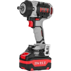 Аккумуляторный гайковерт ударный P.I.T. PIW20H-600A/2, 20 В, 600 Нм, 1/2
