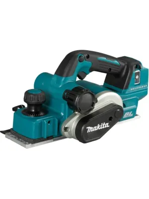Аккумуляторный рубанок MAKITA DKP181RT, LXT BL 18В, ADT, AWS, макс. глуб. 3 мм, ширина 82 мм, 1*5,0 Ач, быстрое ЗУ