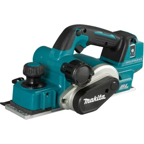 Аккумуляторный рубанок MAKITA DKP181RT, LXT BL 18В, ADT, AWS, макс. глуб. 3 мм, ширина 82 мм, 1*5,0 Ач, быстрое ЗУ