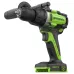 Акк. дрель-шуруповёрт GREENWORKS GD24DD140, 24 В, ударная , б/щет, 0-550/0-2100 об/мин, 70/140 Нм, Anti-kickback, 5 Ач, ЗУ