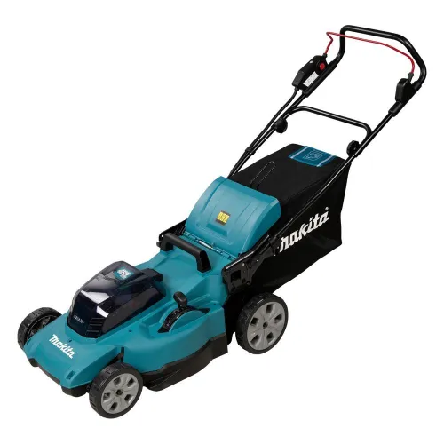 Акк. газонокосилка MAKITA DLM480CT2, LXT 2х18 В, 860 Вт, дека 48 см, 62 л, 4 в 1, XPT, (2xBL1850B, DC18SH)